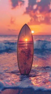 Surfboard Sunset